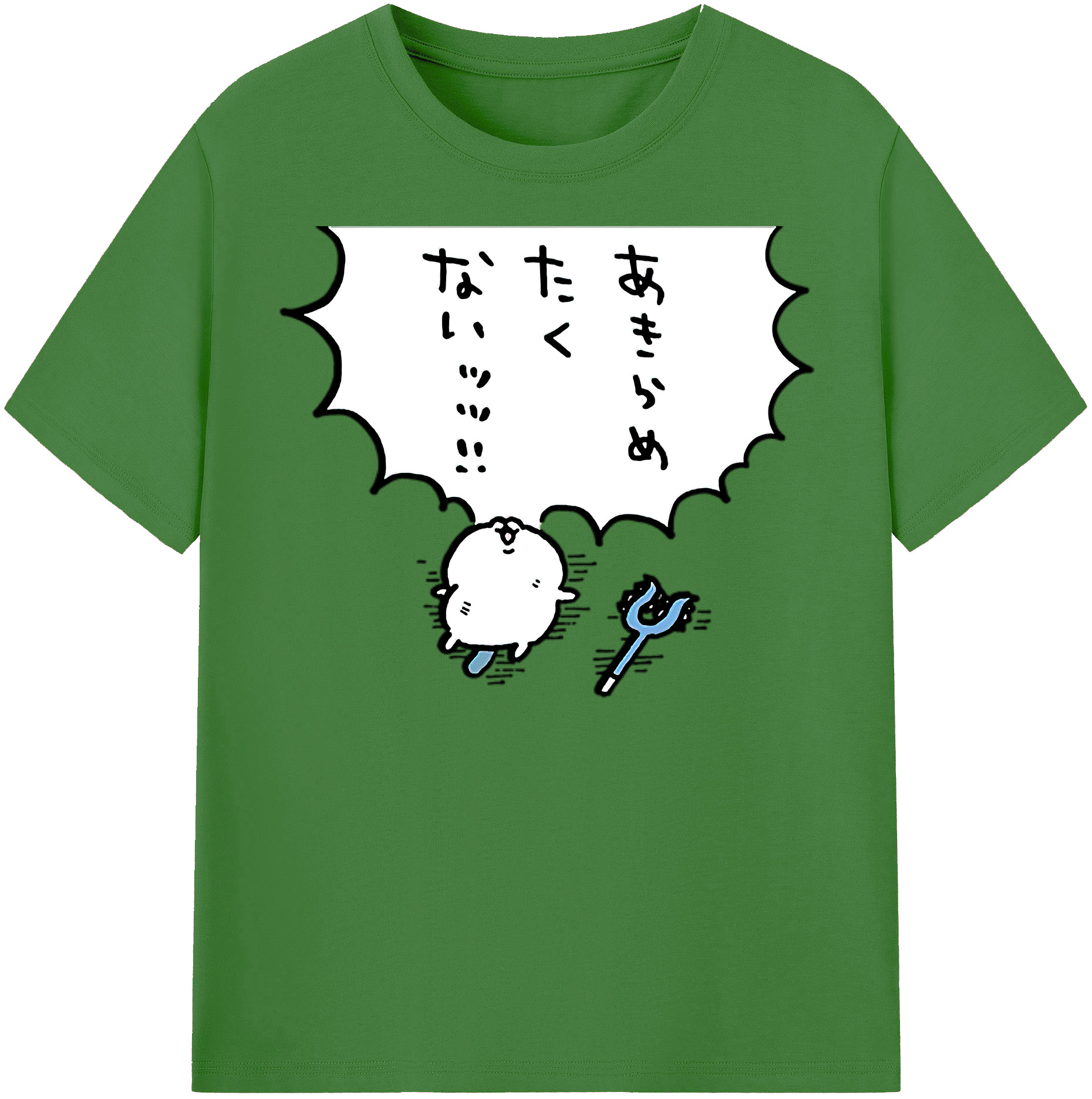 （画像用） ちいかわ ちいかわ Chii-kawa chiikawa レディースカジュアルプリントTシャツ（綿100％）